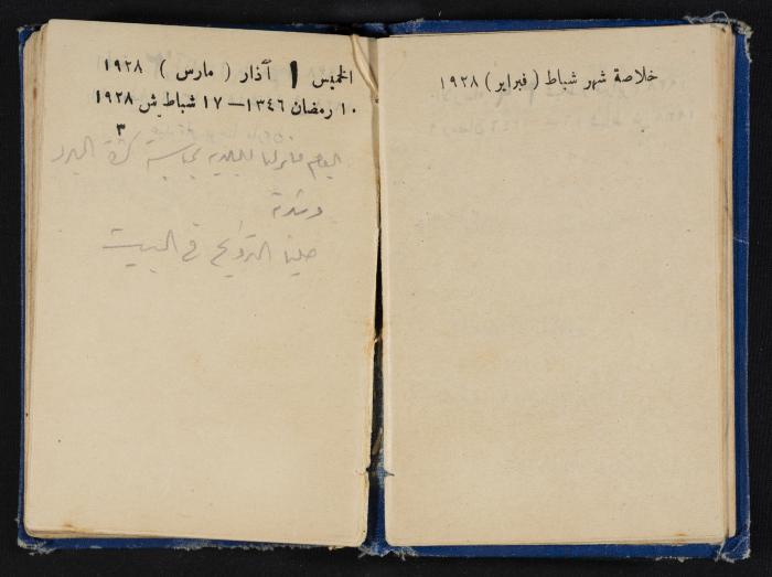 Abdel-Rahman al-Haj Ibrahim Diaries, Tulkarm, 1928