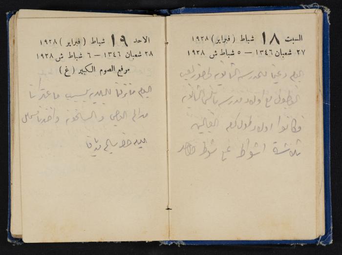 Abdel-Rahman al-Haj Ibrahim Diaries, Tulkarm, 1928
