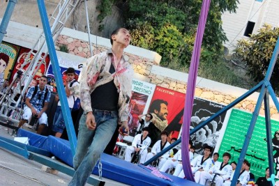 The Palestinian Circus School Participates in Wein 'a Ramallah Festival 