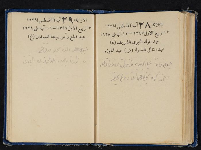 Abdel-Rahman al-Haj Ibrahim Diaries, Tulkarm, 1928