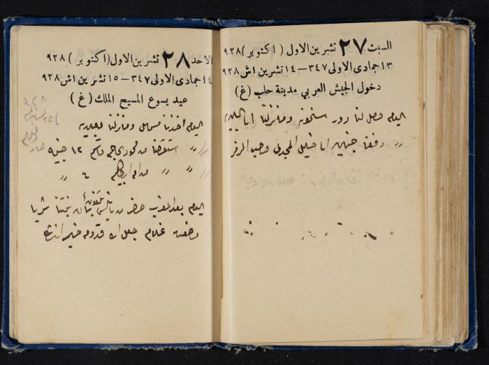 Abdel-Rahman al-Haj Ibrahim Diaries, Tulkarm, 1928