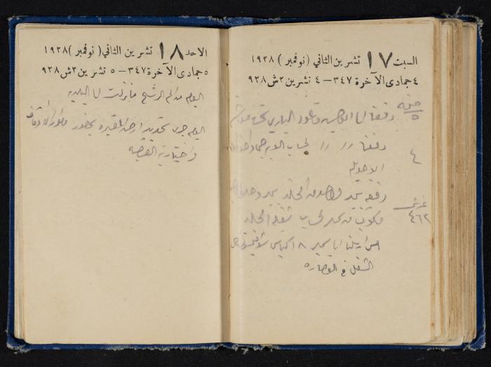 Abdel-Rahman al-Haj Ibrahim Diaries, Tulkarm, 1928