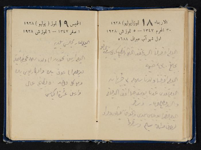 Abdel-Rahman al-Haj Ibrahim Diaries, Tulkarm, 1928