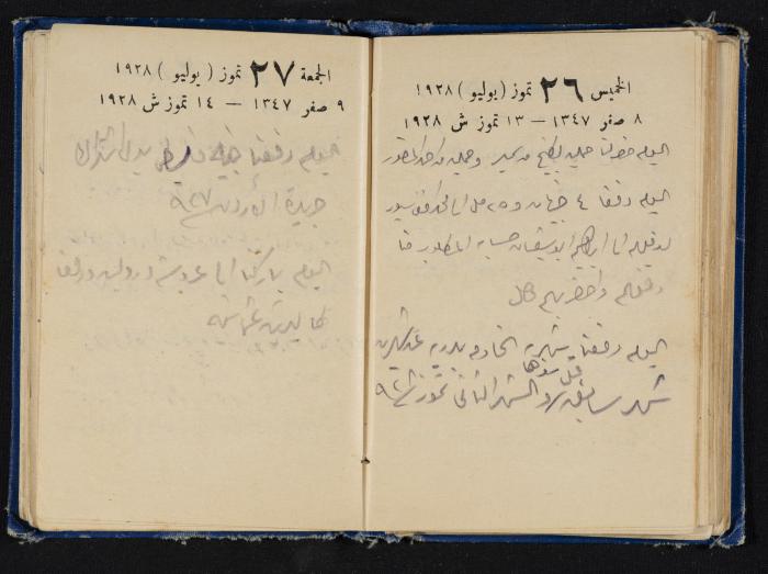 Abdel-Rahman al-Haj Ibrahim Diaries, Tulkarm, 1928