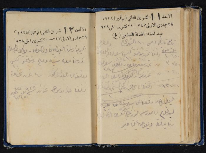Abdel-Rahman al-Haj Ibrahim Diaries, Tulkarm, 1928
