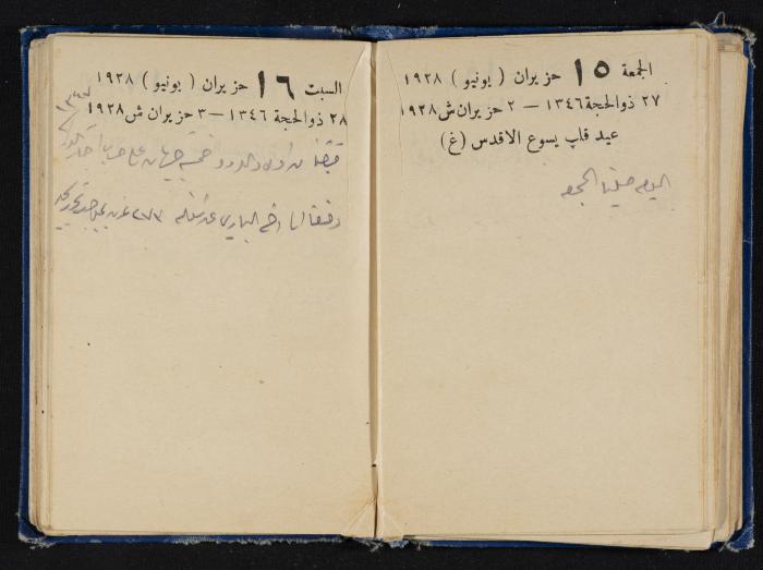 Abdel-Rahman al-Haj Ibrahim Diaries, Tulkarm, 1928