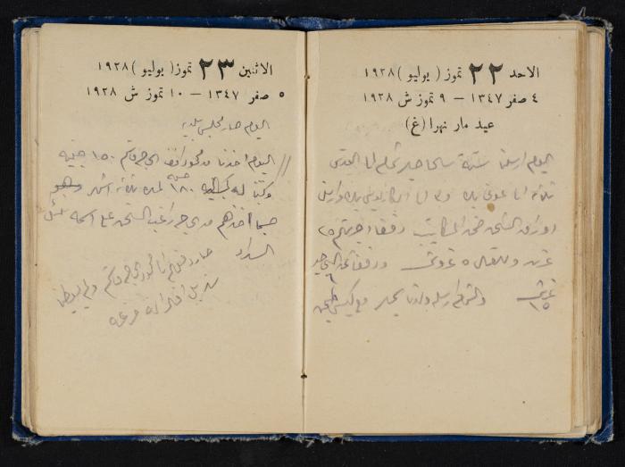 Abdel-Rahman al-Haj Ibrahim Diaries, Tulkarm, 1928