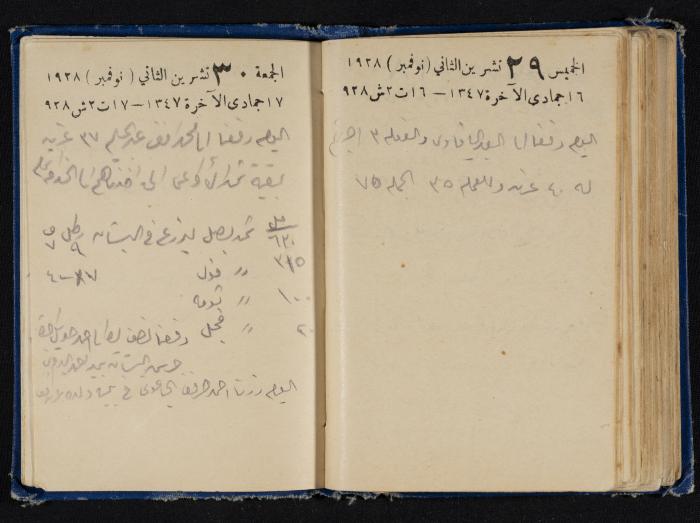 Abdel-Rahman al-Haj Ibrahim Diaries, Tulkarm, 1928
