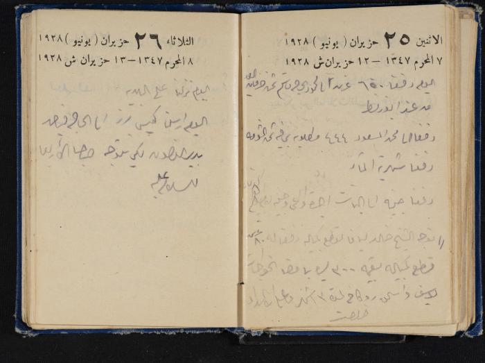 Abdel-Rahman al-Haj Ibrahim Diaries, Tulkarm, 1928