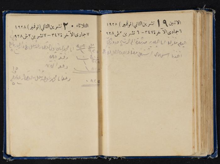 Abdel-Rahman al-Haj Ibrahim Diaries, Tulkarm, 1928