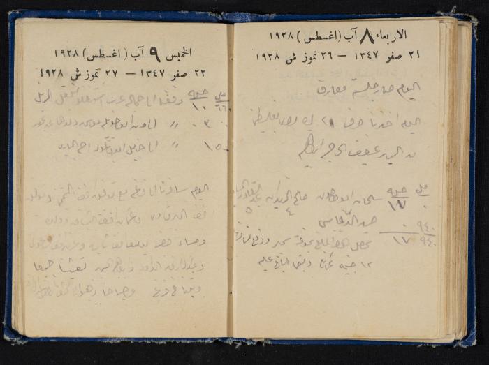Abdel-Rahman al-Haj Ibrahim Diaries, Tulkarm, 1928