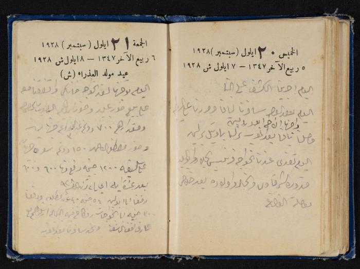 Abdel-Rahman al-Haj Ibrahim Diaries, Tulkarm, 1928