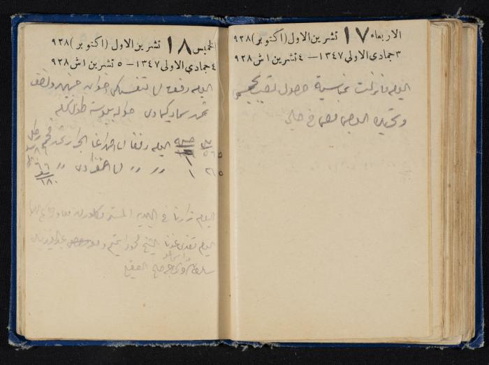 Abdel-Rahman al-Haj Ibrahim Diaries, Tulkarm, 1928
