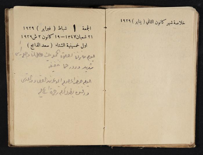 Abdel-Rahman al-Haj Ibrahim Diaries, Tulkarm, 1929