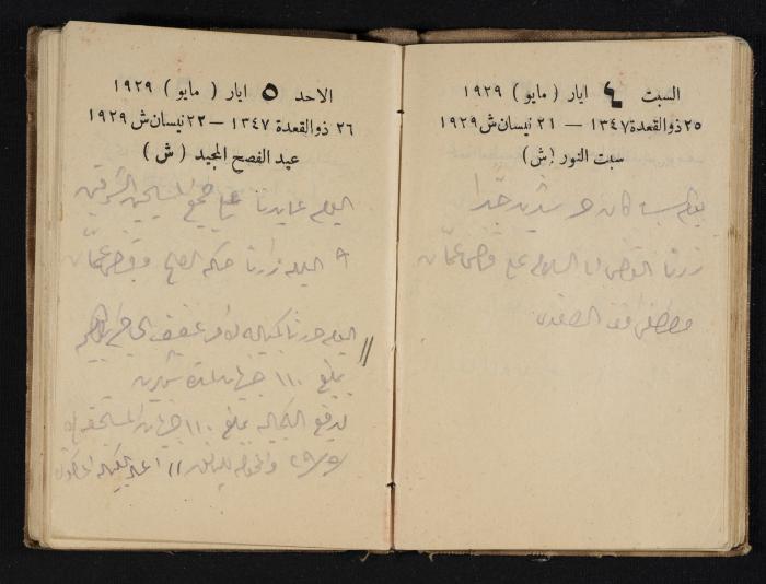 Abdel-Rahman al-Haj Ibrahim Diaries, Tulkarm, 1929
