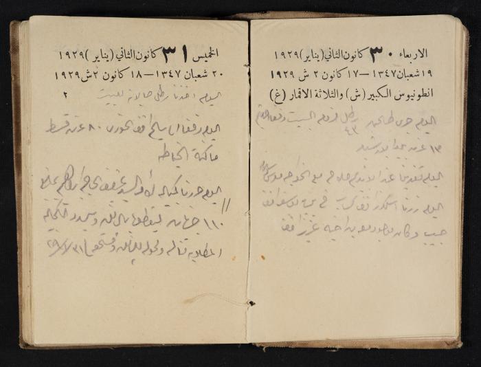 Abdel-Rahman al-Haj Ibrahim Diaries, Tulkarm, 1929