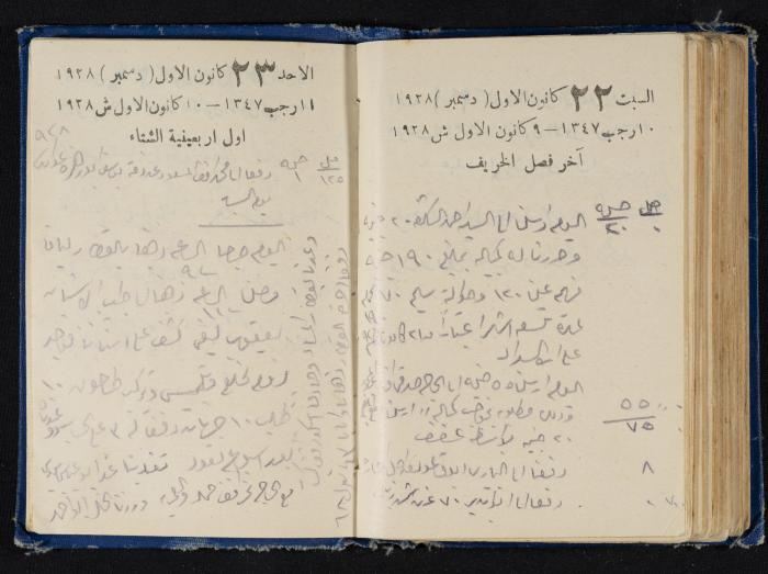 Abdel-Rahman al-Haj Ibrahim Diaries, Tulkarm, 1928
