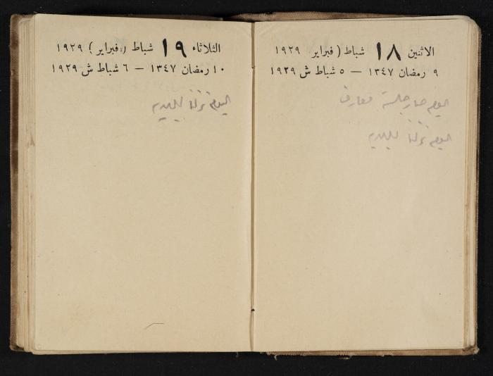 Abdel-Rahman al-Haj Ibrahim Diaries, Tulkarm, 1929