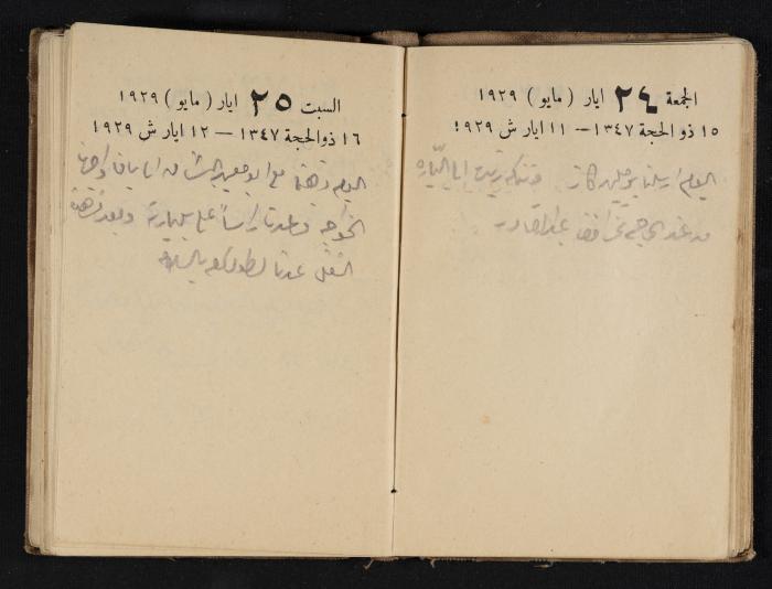 Abdel-Rahman al-Haj Ibrahim Diaries, Tulkarm, 1929