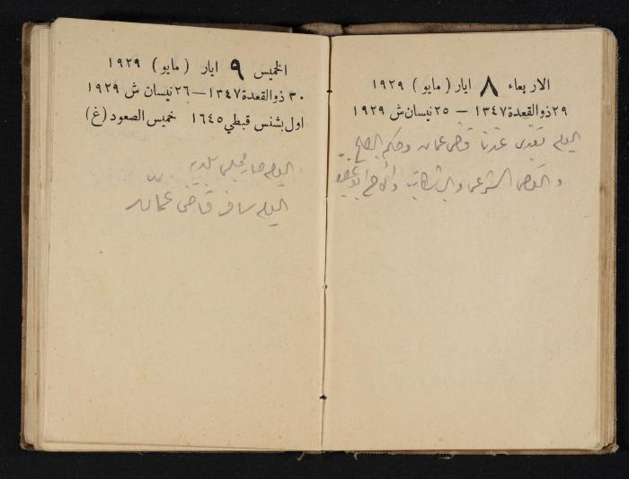 Abdel-Rahman al-Haj Ibrahim Diaries, Tulkarm, 1929