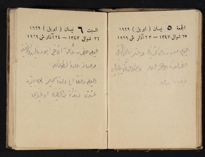 Abdel-Rahman al-Haj Ibrahim Diaries, Tulkarm, 1929