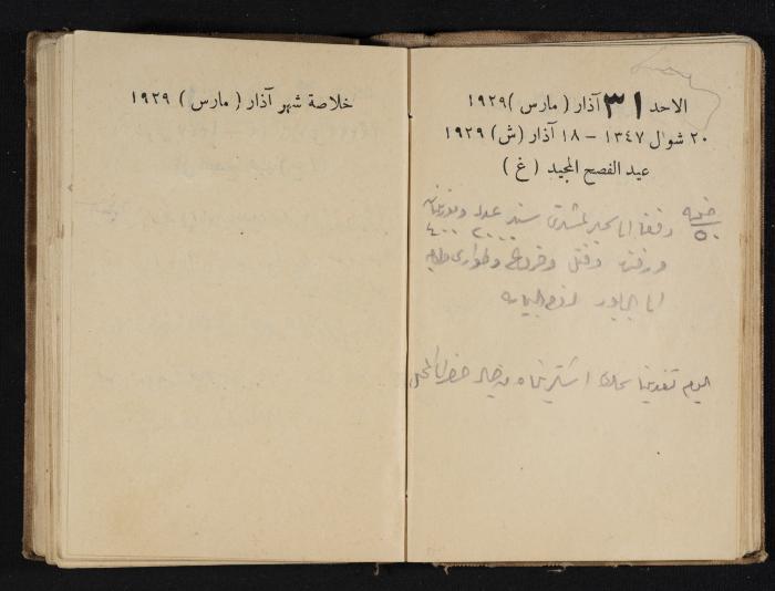 Abdel-Rahman al-Haj Ibrahim Diaries, Tulkarm, 1929