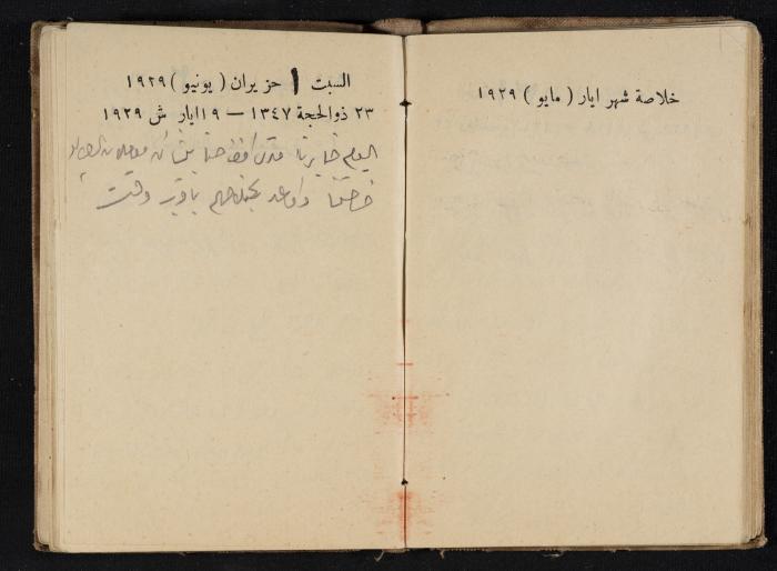 Abdel-Rahman al-Haj Ibrahim Diaries, Tulkarm, 1929