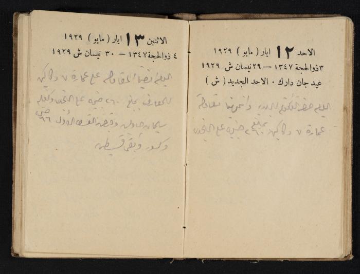 Abdel-Rahman al-Haj Ibrahim Diaries, Tulkarm, 1929