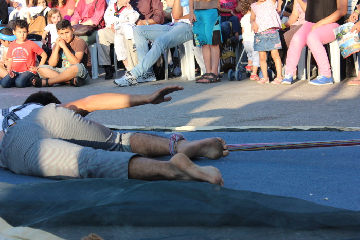 The Palestinian Circus School Participates in Wein 'a Ramallah Festival 