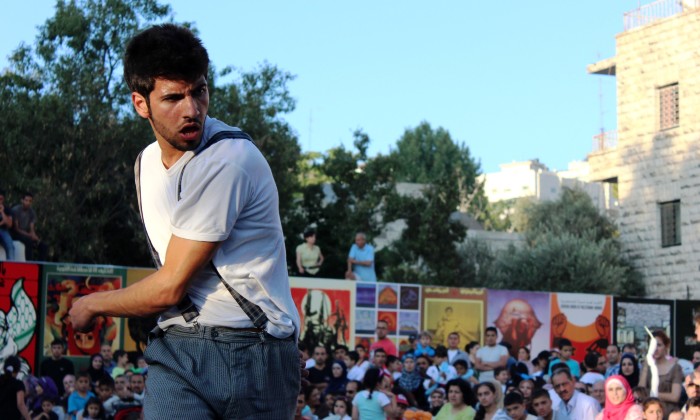The Palestinian Circus School Participates in Wein 'a Ramallah Festival 