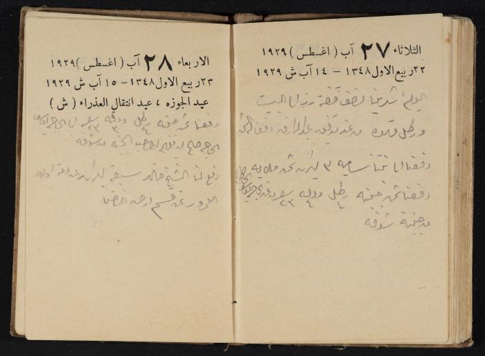 Abdel-Rahman al-Haj Ibrahim Diaries, Tulkarm, 1929