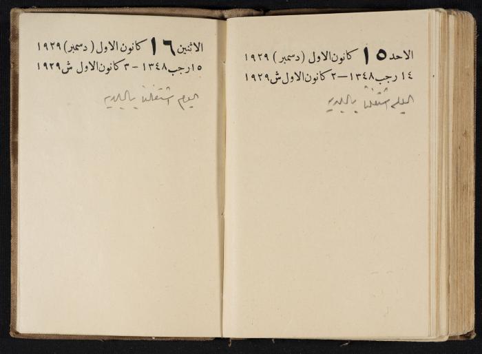 Abdel-Rahman al-Haj Ibrahim Diaries, Tulkarm, 1929