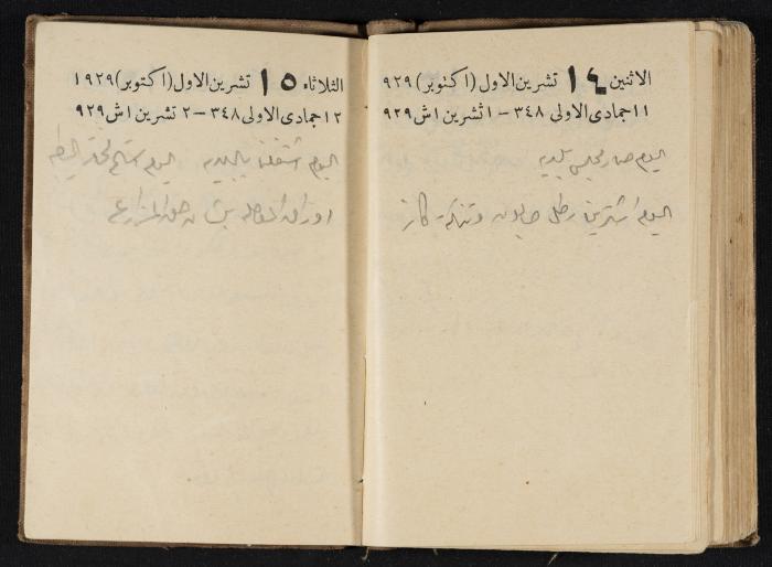 Abdel-Rahman al-Haj Ibrahim Diaries, Tulkarm, 1929