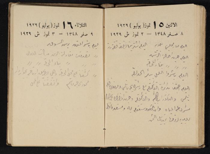 Abdel-Rahman al-Haj Ibrahim Diaries, Tulkarm, 1929