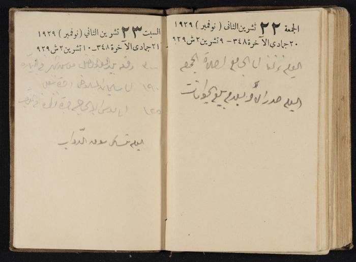 Abdel-Rahman al-Haj Ibrahim Diaries, Tulkarm, 1929