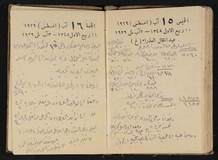 Abdel-Rahman al-Haj Ibrahim Diaries, Tulkarm, 1929