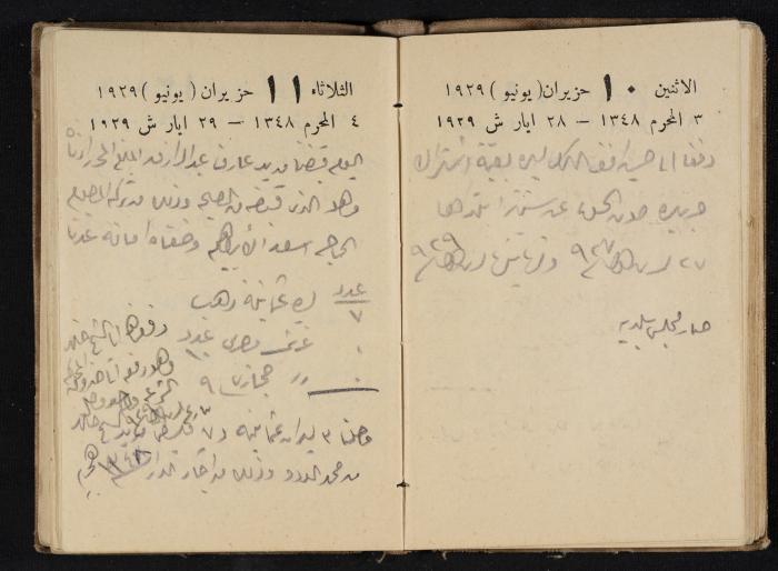 Abdel-Rahman al-Haj Ibrahim Diaries, Tulkarm, 1929