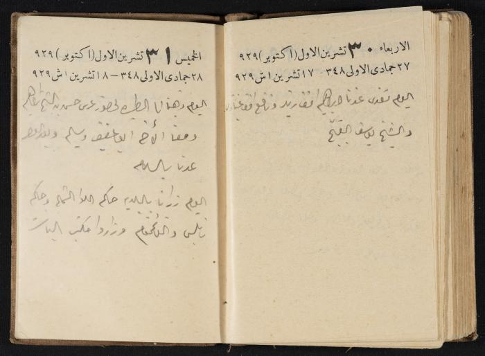 Abdel-Rahman al-Haj Ibrahim Diaries, Tulkarm, 1929