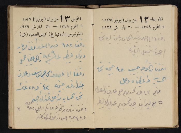 Abdel-Rahman al-Haj Ibrahim Diaries, Tulkarm, 1929