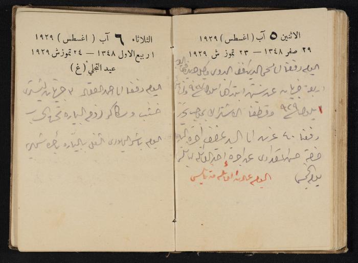 Abdel-Rahman al-Haj Ibrahim Diaries, Tulkarm, 1929