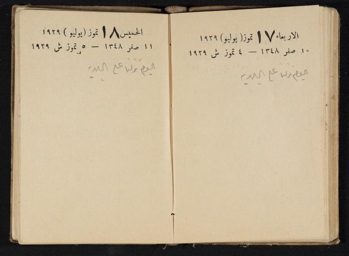 Abdel-Rahman al-Haj Ibrahim Diaries, Tulkarm, 1929