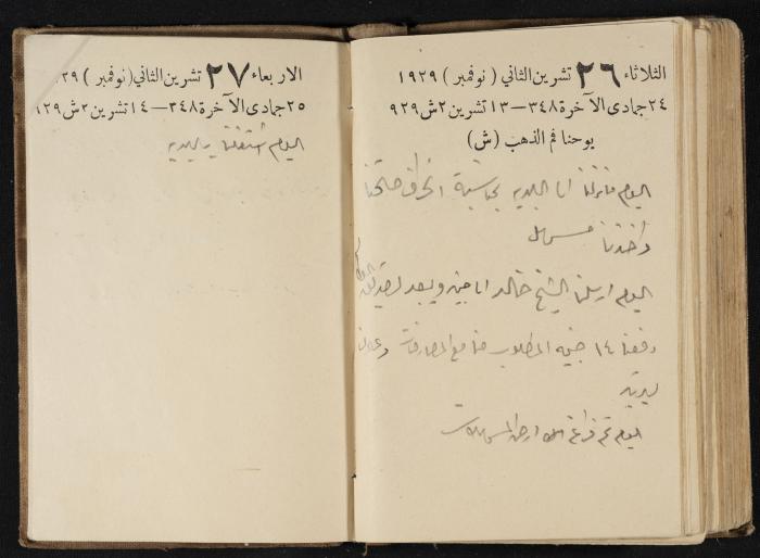 Abdel-Rahman al-Haj Ibrahim Diaries, Tulkarm, 1929