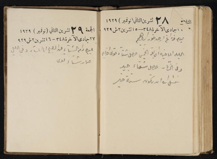 Abdel-Rahman al-Haj Ibrahim Diaries, Tulkarm, 1929