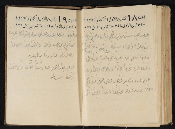 Abdel-Rahman al-Haj Ibrahim Diaries, Tulkarm, 1929