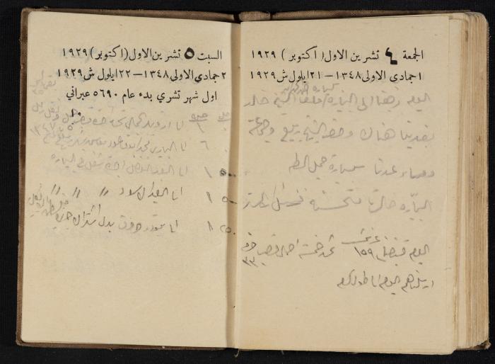 Abdel-Rahman al-Haj Ibrahim Diaries, Tulkarm, 1929