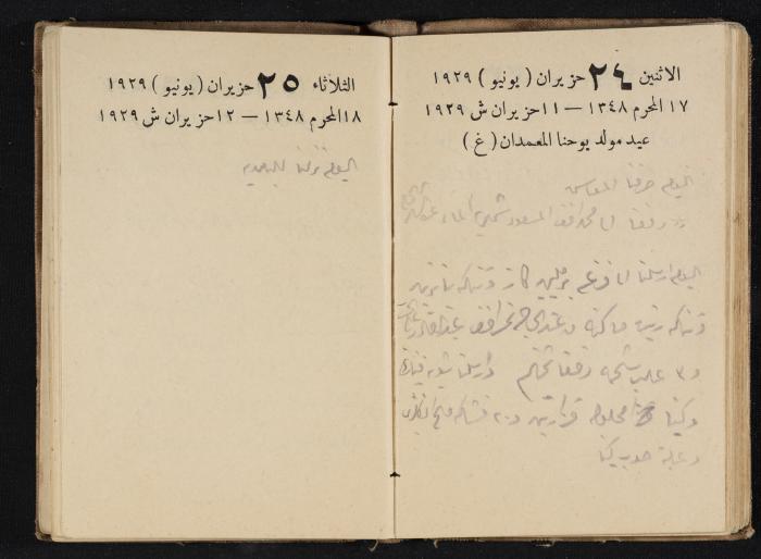 Abdel-Rahman al-Haj Ibrahim Diaries, Tulkarm, 1929