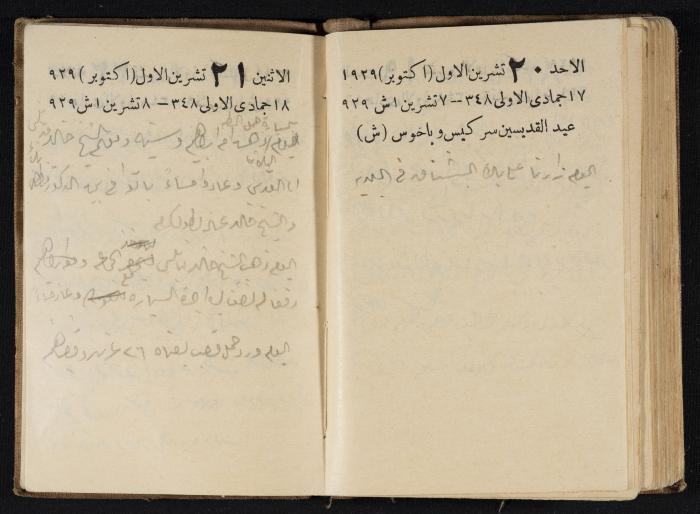 Abdel-Rahman al-Haj Ibrahim Diaries, Tulkarm, 1929