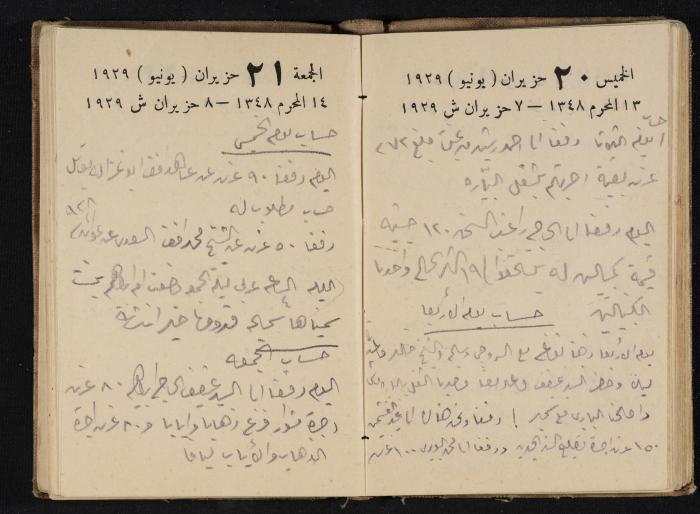 Abdel-Rahman al-Haj Ibrahim Diaries, Tulkarm, 1929