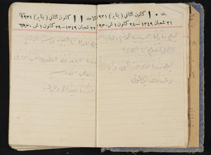 مذكرات عبدالرحمن الحاج إبراهيم، طولكرم، 1931