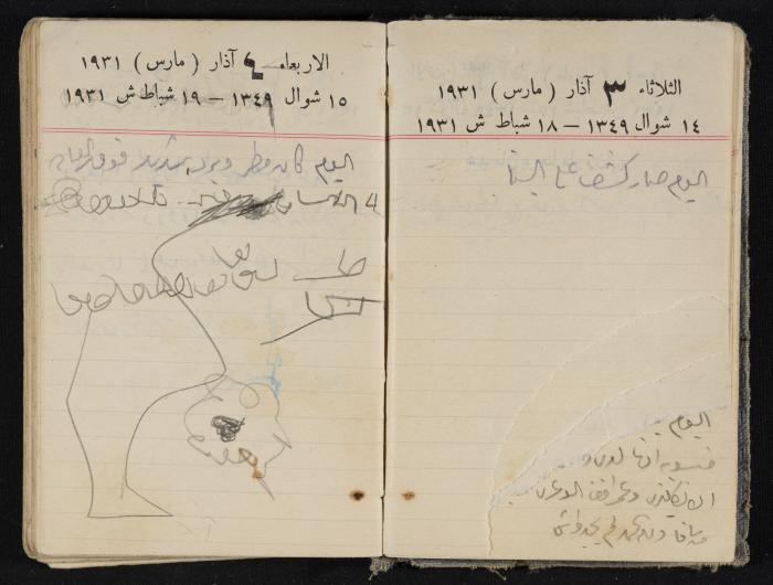 مذكرات عبدالرحمن الحاج إبراهيم، طولكرم، 1931